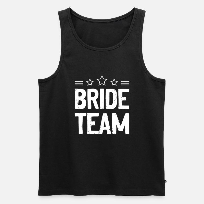 Bride Team - Männer Premium Bio Tank Top - Schwarz