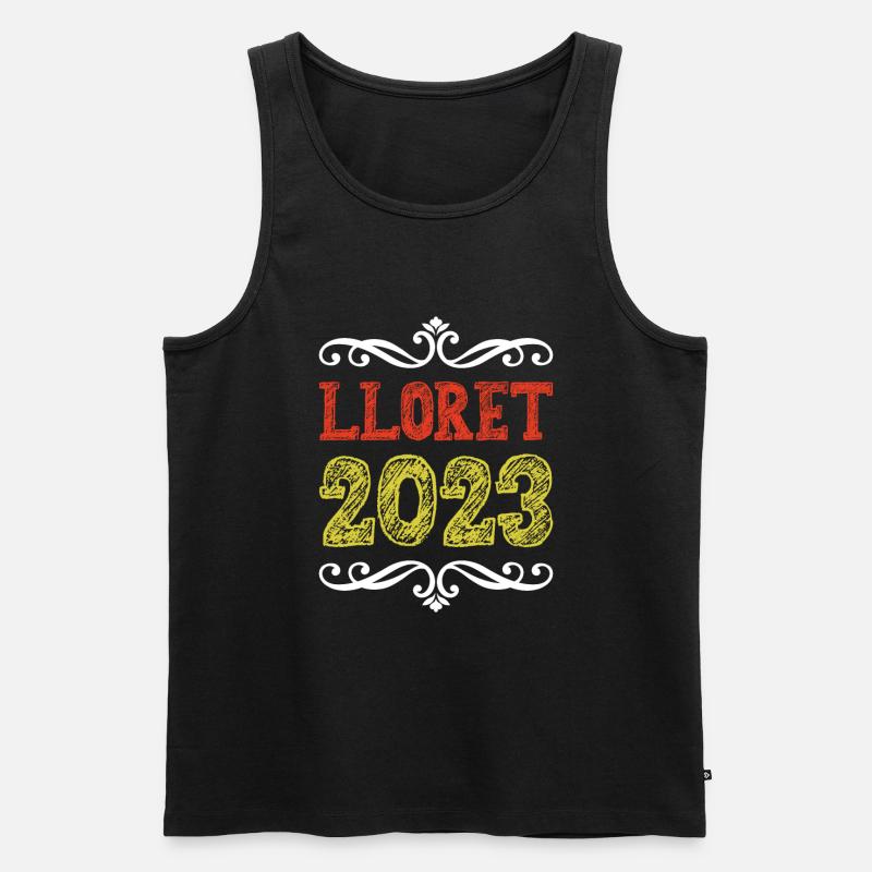 Lloret De Mar 2023 - Männer Premium Bio Tank Top - Schwarz