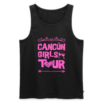 Équipe du parti de Cancun - Débardeur bio Premium Homme - noir - Devant - Michal (187cm)
