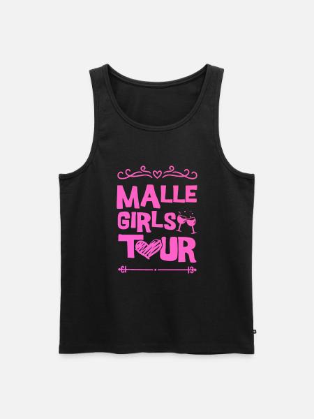 Malle Party Team - Men's Premium Organic Tank Top - black