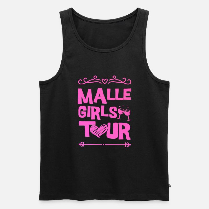 Équipe Malle Party - Débardeur bio Premium Homme - noir
