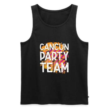 Équipe du parti de Cancun - Débardeur bio Premium Homme - noir - Devant - Michal (187cm)