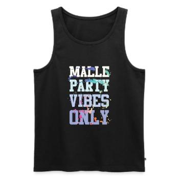 Malle Party Vibes - Débardeur bio Premium Homme - noir - Devant - Michal (187cm)