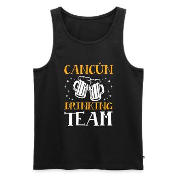 Équipe de boissons de Cancun - Débardeur bio Premium Homme - noir - Devant - Michal (187cm)