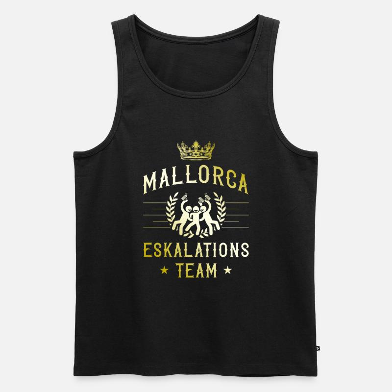 Escalade de Majorque - Débardeur bio Premium Homme - noir