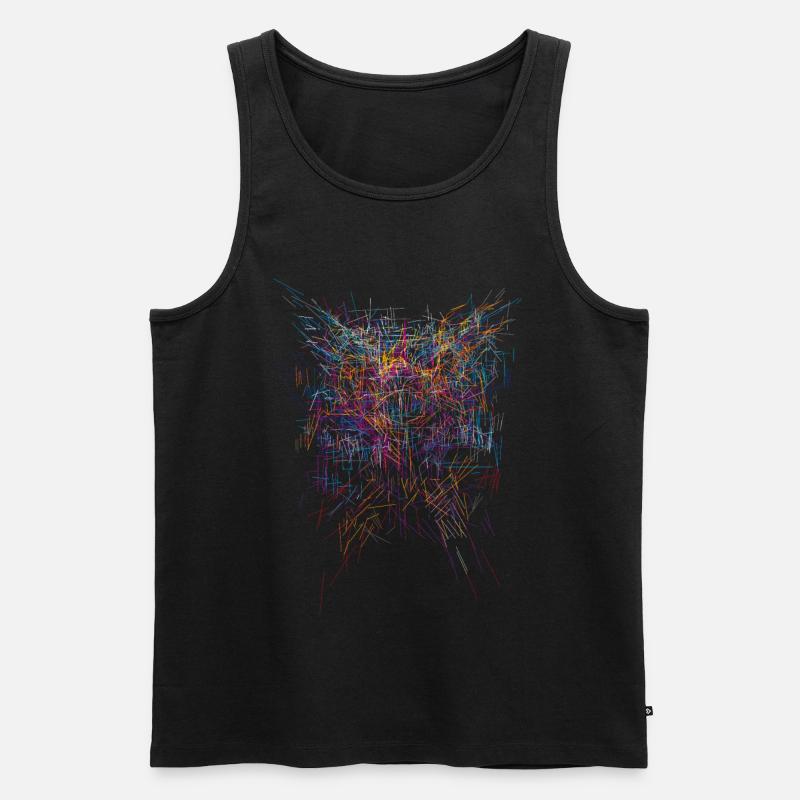 Sci-Fi Horror Design - Männer Premium Bio Tank Top - Schwarz