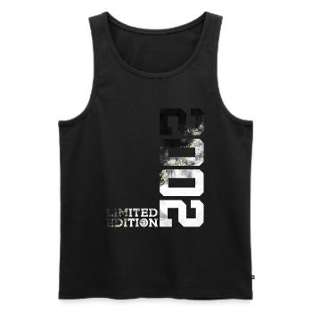 24TH BIRTHDAY LIMITED EDITION 2002 - Men's Premium Organic Tank Top - black - Front - Michal (187cm)