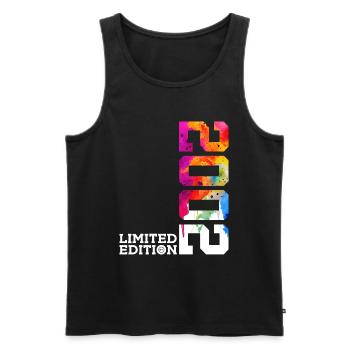 24TH BIRTHDAY LIMITED EDITION 2002 - Men's Premium Organic Tank Top - black - Front - Michal (187cm)