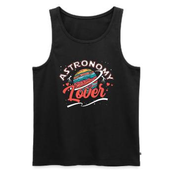 Astronomie - Männer Premium Bio Tank Top - Schwarz - Vorne - Michal (187cm)