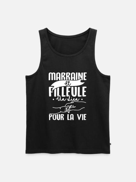 Marraine et filleule - Débardeur bio Premium Homme - noir