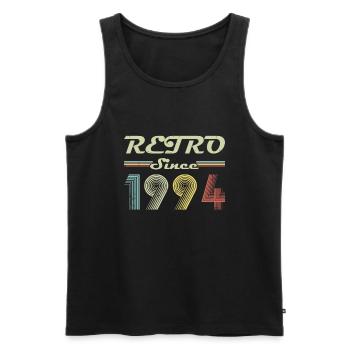Retro seit 1994 Geburtstagsgeschenk - Männer Premium Bio Tank Top - Schwarz - Vorne - AI Model Male 178 light (178cm)