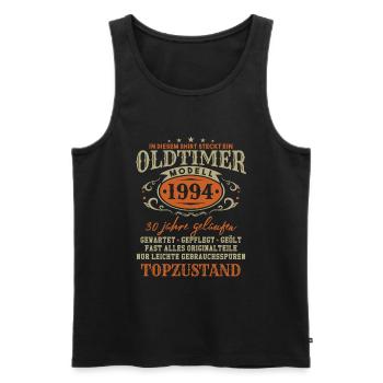 30. Geburtstag Oldtimer 1994 - Männer Premium Bio Tank Top - Schwarz - Vorne - AI Model Male 178 light (178cm)