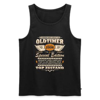 Vintage Car Vintage 2006 Birthday Gift - Men's Premium Organic Tank Top - black - Front - Michal (187cm)