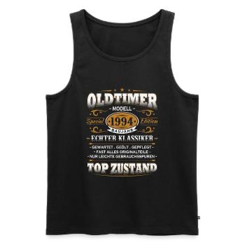 Oldtimer Baujahr 1994 Jahrgang Geburtstag Geschenk - Männer Premium Bio Tank Top - Schwarz - Vorne - AI Model Male 178 light (178cm)