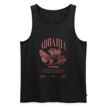 Rotfeuerfisch Marine Fish Keeper Moderne Streetwear - Männer Premium Bio Tank Top - Schwarz - Vorne - AI Model Male 178 light (178cm)