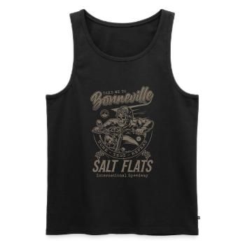 Bonneville Salt Flats Course de moto Vintage - Débardeur bio Premium Homme - noir - Devant - Michal (187cm)