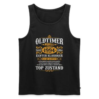 Oldtimer Baujahr 1994 Jahrgang Geburtstag Geschenk - Männer Premium Bio Tank Top - Schwarz - Vorne - AI Model Male 178 light (178cm)