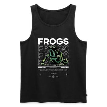 Dendrobatidae Aratus Dart Frog Streetwear Frog - Men's Premium Organic Tank Top - black - Front - Michal (187cm)