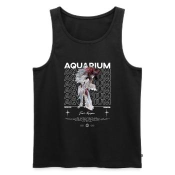 Betta Fish Keeper Streetwear moderne - Débardeur bio Premium Homme - noir - Devant - Michal (187cm)