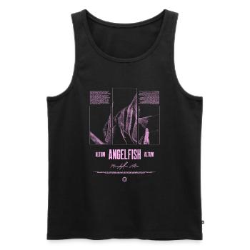 Altum Kaiserfisch Buntbarsch Aquarium Fischhalter - Männer Premium Bio Tank Top - Schwarz - Vorne - Michal (187cm)
