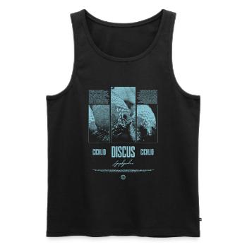 Discus Fish Cichlid Aquarium Fish Keeper - Men's Premium Organic Tank Top - black - Front - Michal (187cm)