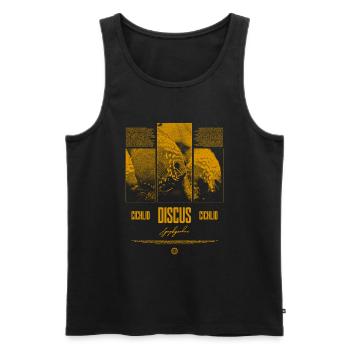 Discus Fish Cichlid Aquarium Fish Keeper - Men's Premium Organic Tank Top - black - Front - Michal (187cm)