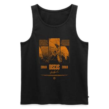Discus Fish Cichlid Aquarium Fish Keeper - Men's Premium Organic Tank Top - black - Front - Michal (187cm)