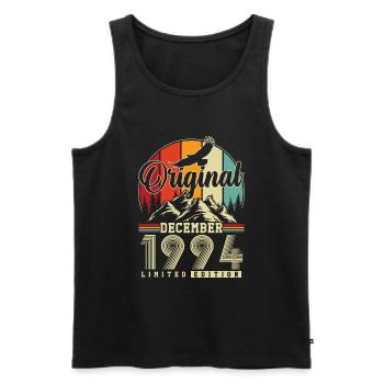 Original Décembre 1994 Vintage Anniversaire - Débardeur bio Premium Homme - noir - Devant - Michal (187cm)