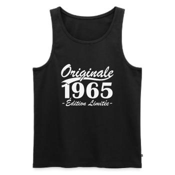 Originale 1965 édition limitée - Débardeur bio Premium Homme - noir - Devant - Michal (187cm)