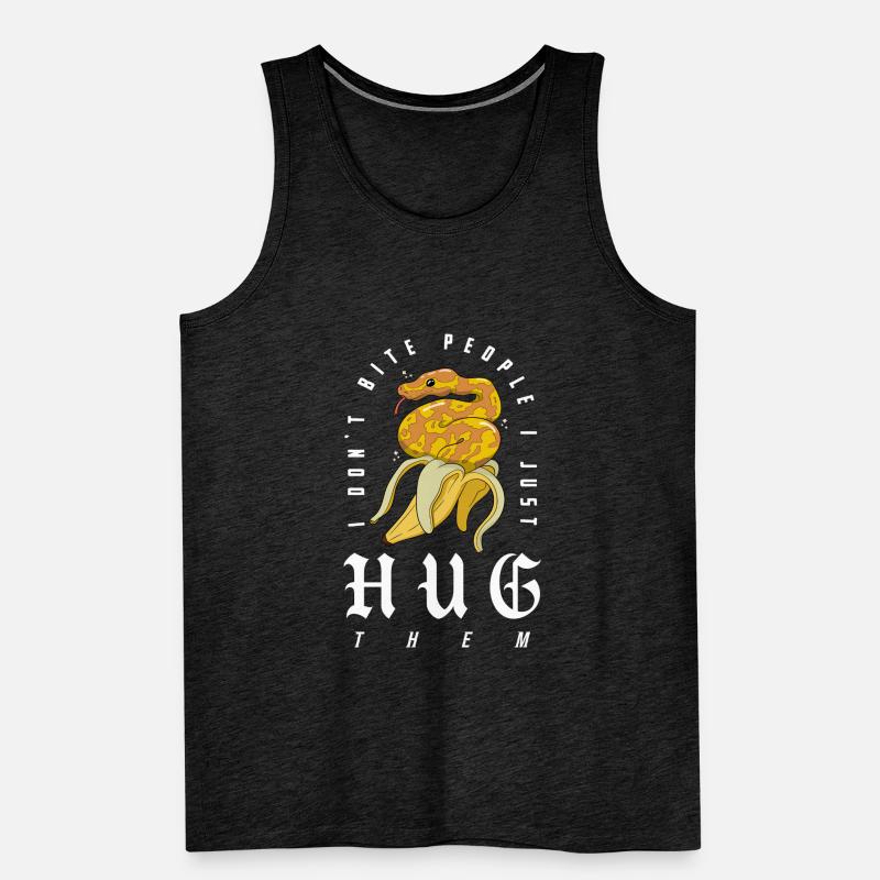 Ball Python Schlange Besitzer Banane Royal Python Männer Premium Bio Tank Top