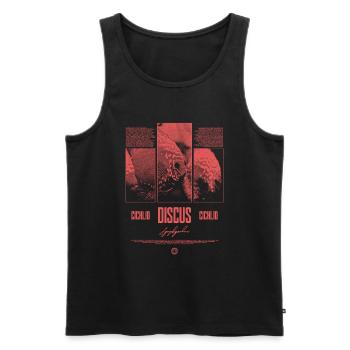 Diskusfisch Buntbarsch Aquarium Fischhalter - Männer Premium Bio Tank Top - Schwarz - Vorne - AI Model Male 178 light (178cm)