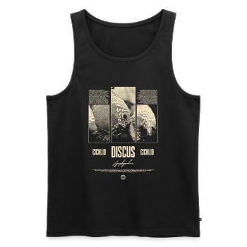 Diskusfisch Buntbarsch Aquarium Fischhalter - Männer Premium Bio Tank Top - Schwarz - Vorne - AI Model Male 178 light (178cm)