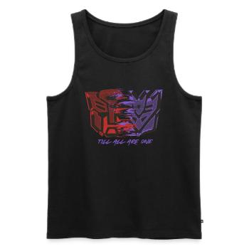 Transformers Till All Are One Autobots Decepticons - Men's Premium Organic Tank Top - black - Front - AI Model Male 178 light (178cm)