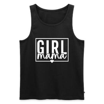 Fille Maman - Débardeur bio Premium Homme - noir - Devant - Michal (187cm)