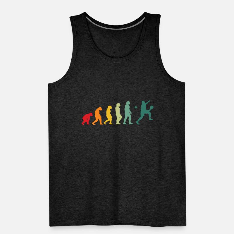 Evolution Padeist Spieler De Padel Männer Premium Bio Tank Top