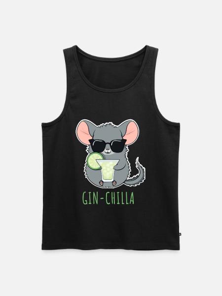 Gin- Chinchilla Gin - Männer Premium Bio Tank Top - 