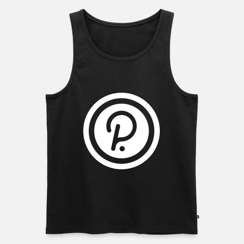 Polkadot - Männer Premium Bio Tank Top - Schwarz