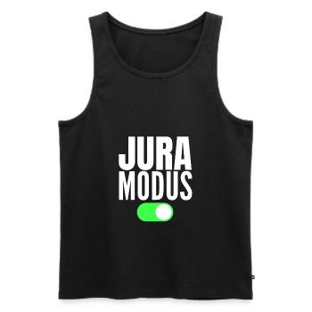 Jura Modus Anwalt Geschenk - Männer Premium Bio Tank Top - Schwarz - Vorne - Michal (187cm)