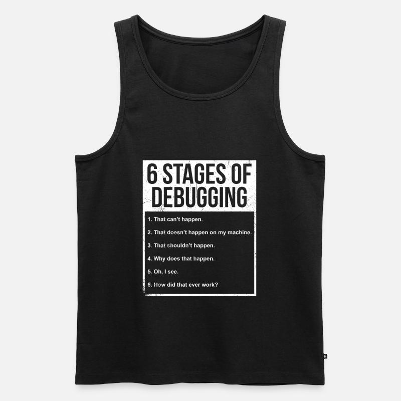 Programmierer Lustige Geschenkidee - Männer Premium Bio Tank Top - Schwarz