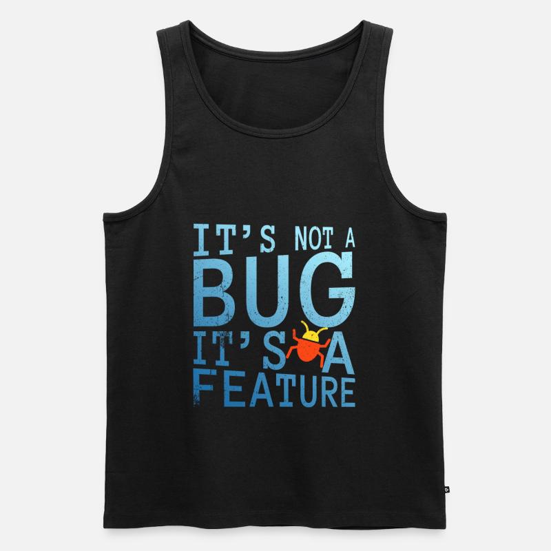 Idée cadeau programmeur codeur - Débardeur bio Premium Homme - noir