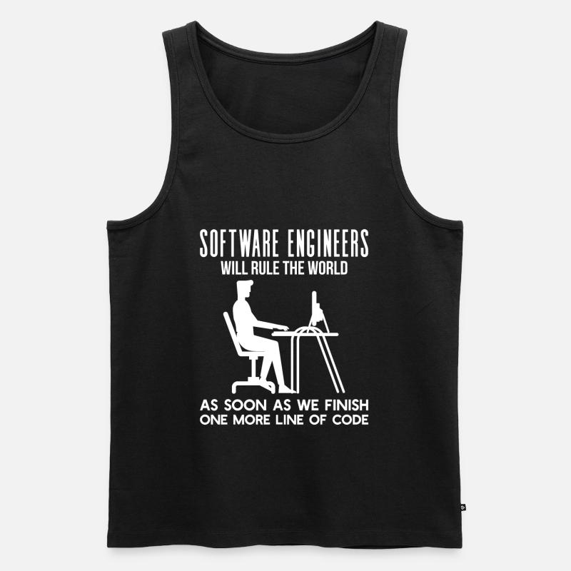 Programmer Funny gift idea - Men's Premium Organic Tank Top - black