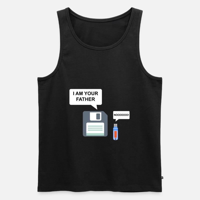 Programmer Funny gift idea - Men's Premium Organic Tank Top - black