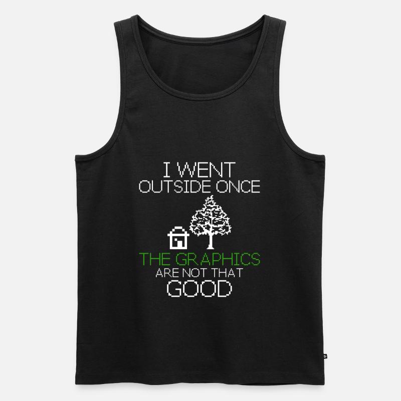 Programmer Funny gift idea - Men's Premium Organic Tank Top - black