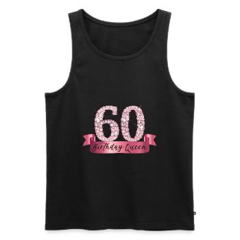 Classy Stunning 60th Birthday Diamond Apparel - Männer Premium Bio Tank Top - Schwarz - Vorne - AI Model Male 178 light (178cm)