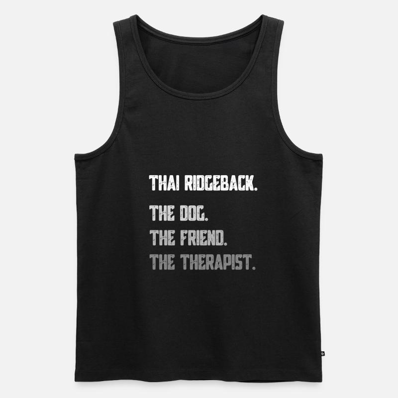 Ridgeback - Männer Premium Bio Tank Top - Schwarz