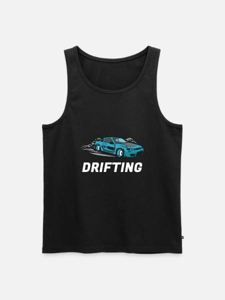 Drifting - Men's Premium Organic Tank Top - black