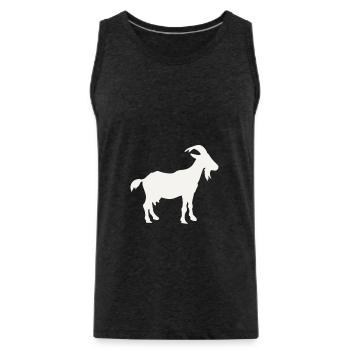 Schäfer - Männer Premium Bio Tank Top - Anthrazit - Vorne - Alexander (188cm)