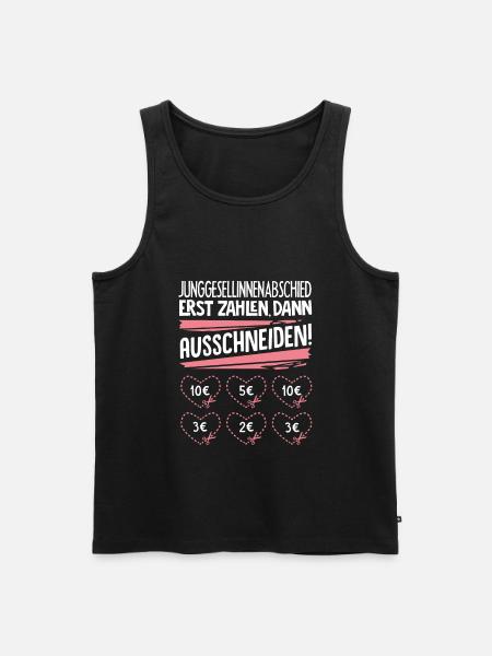 Junggesellinnenabschied Junggesellenabschied - Men's Premium Organic Tank Top - black