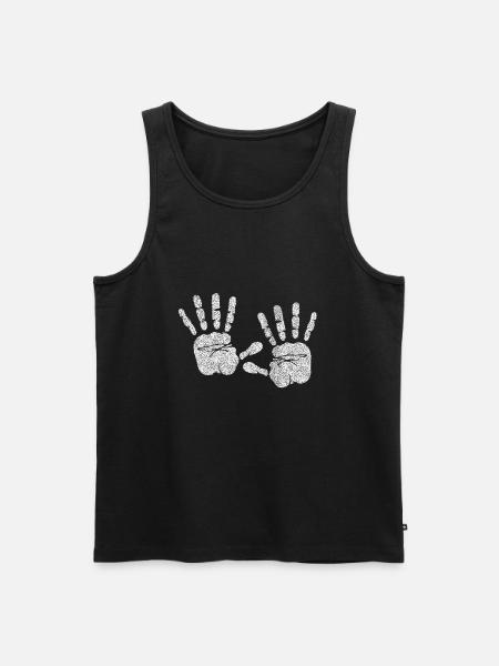 Boulderer Klettern Bouldern Kletterer - Débardeur bio Premium Homme - noir