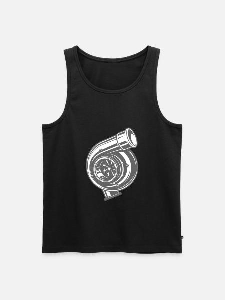 Tuning - Men's Premium Organic Tank Top - black